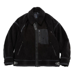 MEANSWHILE RETRO FLEECE B3-OFF BLACK