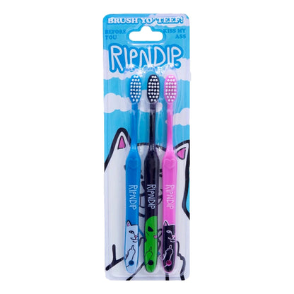 RIPNDIP RIPNDIP CHARACTERS TOOTHBRUSH 3 PACK-MULTI