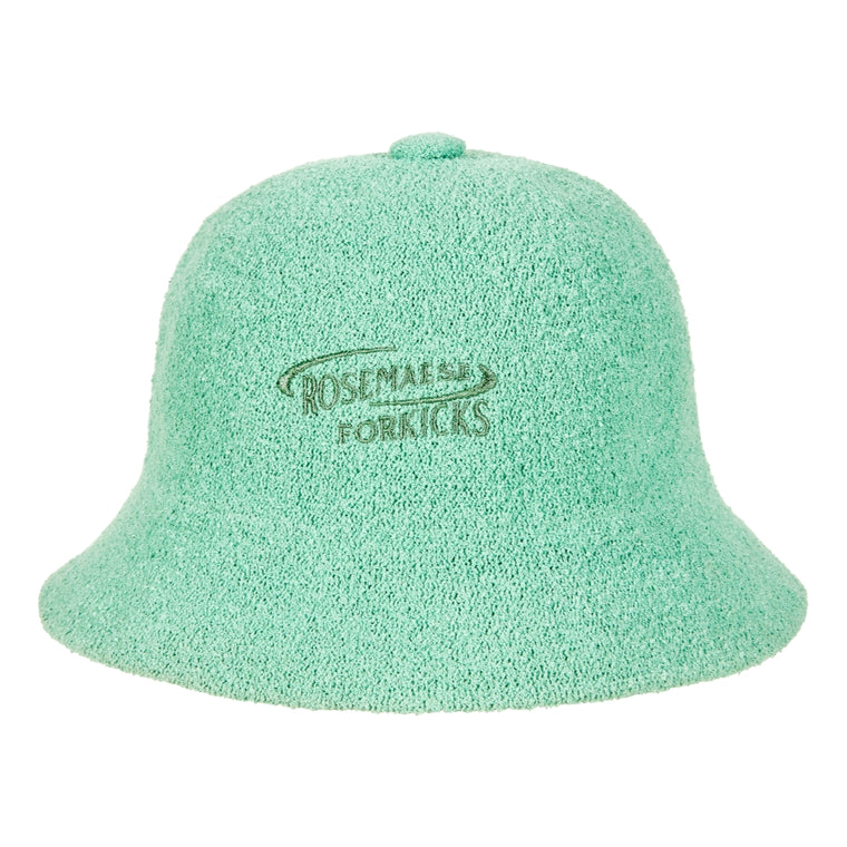 ROSEMAESE ROSEMAESE X FORKICKS ORIGINAL WOOL BUCKET HAT-GREEN