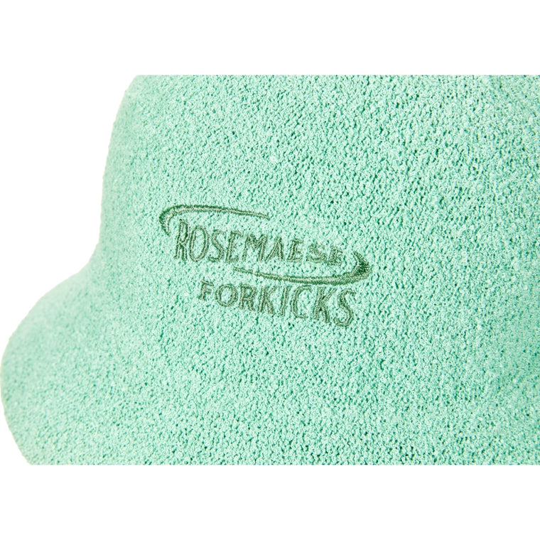 ROSEMAESE ROSEMAESE X FORKICKS ORIGINAL WOOL BUCKET HAT-GREEN