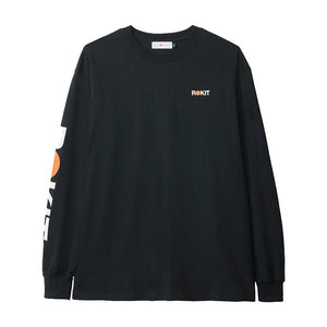 Rokit CORE LONG SLEEVE TEE -BLACK