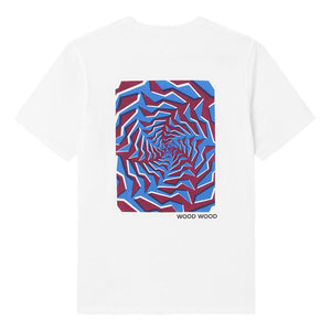 WOOD WOOD SAMI VORTEX T-SHIRT-WHITE