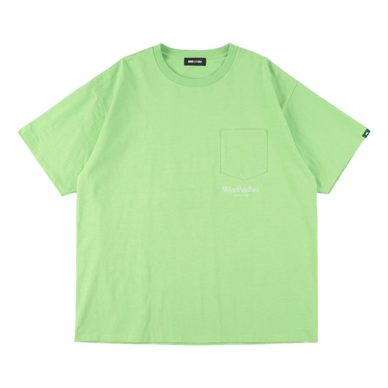 WIND AND SEA SDT COLOR POCKET S/S  TEE-GREEN