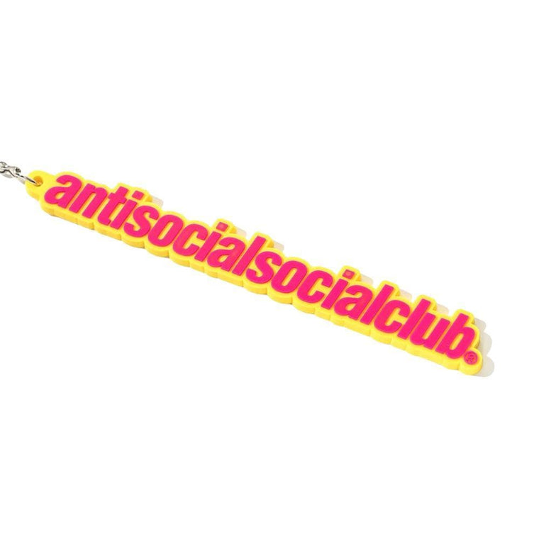 AntiSocialSocialClub SIDEKICK YELLOW KEYCHAIN-YELLOW