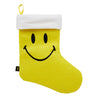 MARKET SMILEY HOLIDAY FELT STOCKING-YELLOW