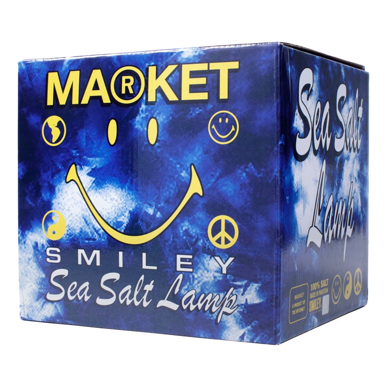 MARKET SMILEY SALT LAMP-ORANGE