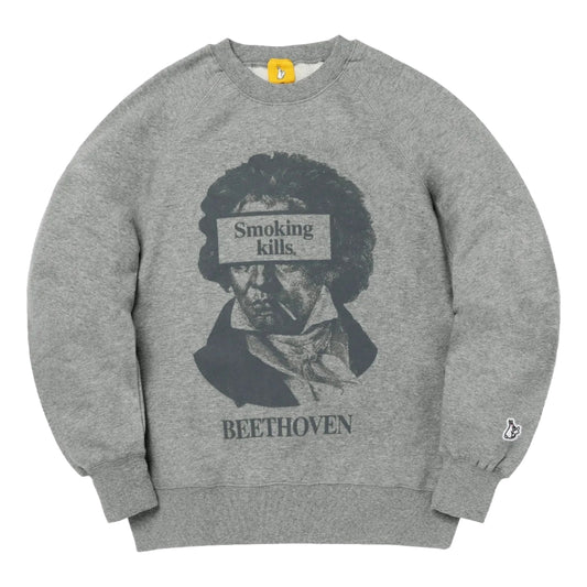 #FR2 SMOKERS CREW NECK SWEAT-GREY