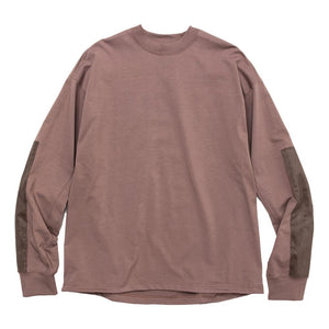 MEANSWHILE SPLIT YOKE SLEEVE L/S TEE-LOTUS