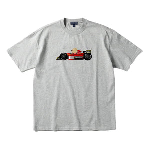PARADISE YOUTH CLUB STONED BEAR F1 TEE-GREY