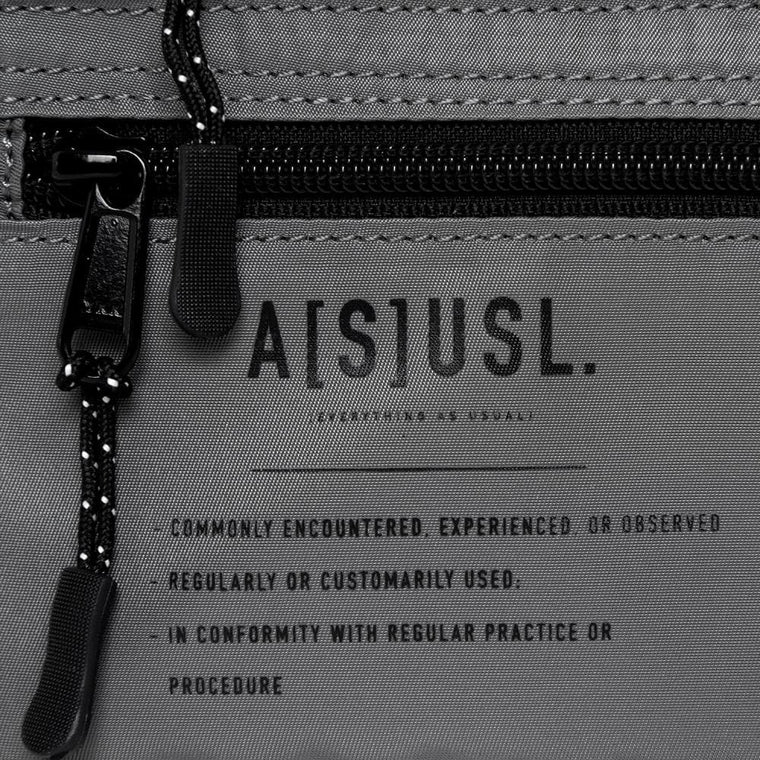 A[S]USL ASUSL STRAP COINS POUCH-CHARCOAL