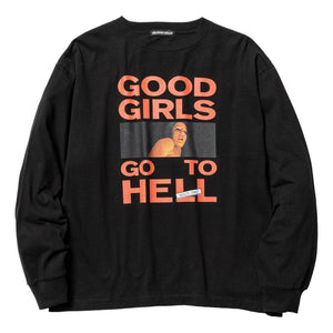 FLAGSTUFF "地獄特急便" STYLE2 L/S TEE-BLACK