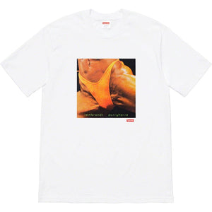 SUPREME BUTTHOLE SURFERSREMBRANDT PUSSYHORSE TEE-WHITE