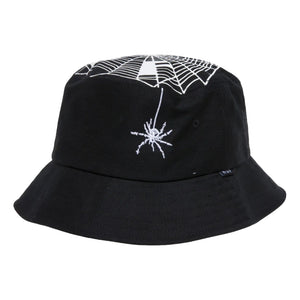 HUF TANGLED WEBS BUCKET-BLACK