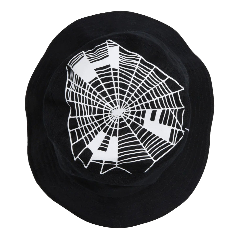 HUF TANGLED WEBS BUCKET-BLACK