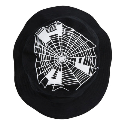 HUF TANGLED WEBS BUCKET-BLACK