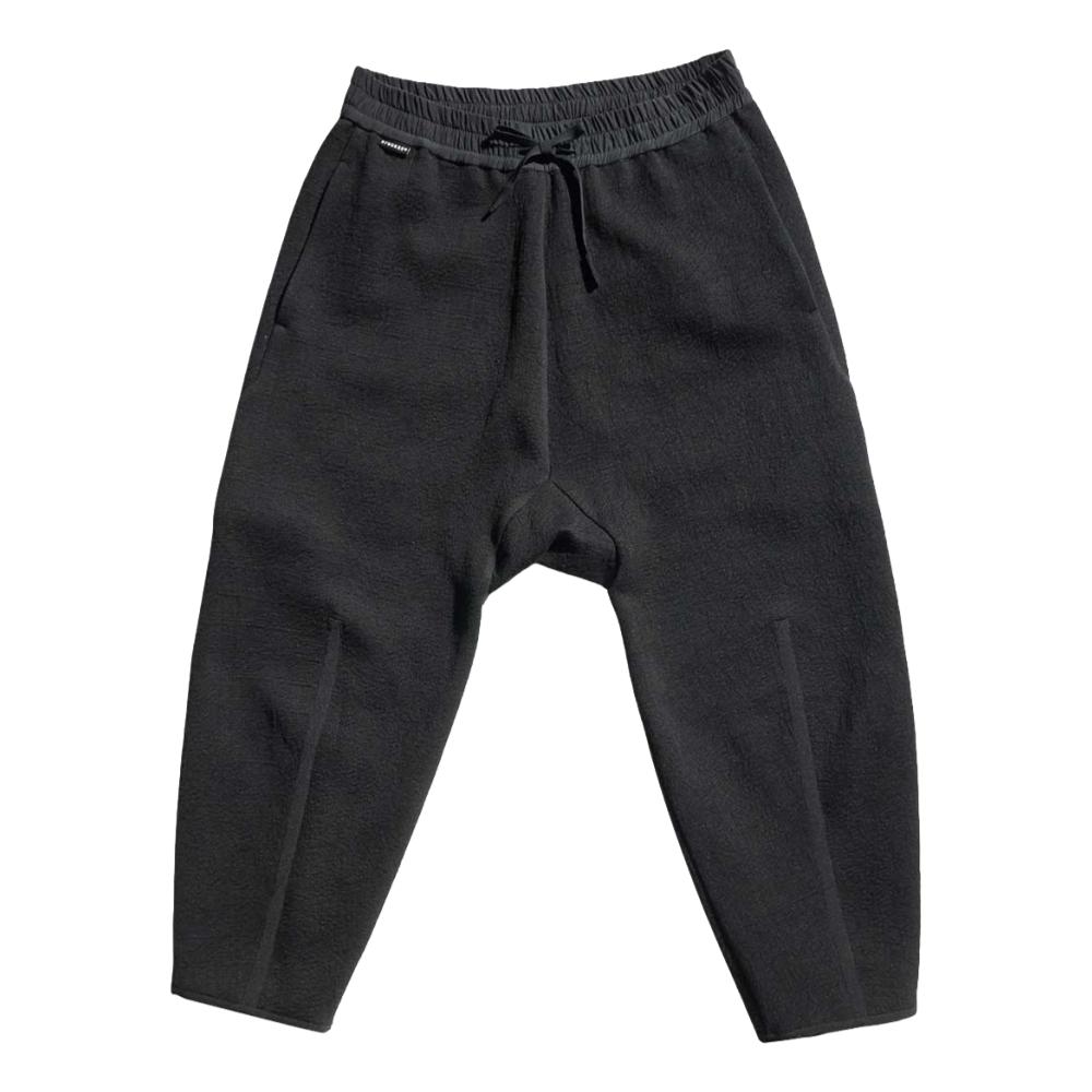 BYBORRB TAPERED CROP PANTS-GREY