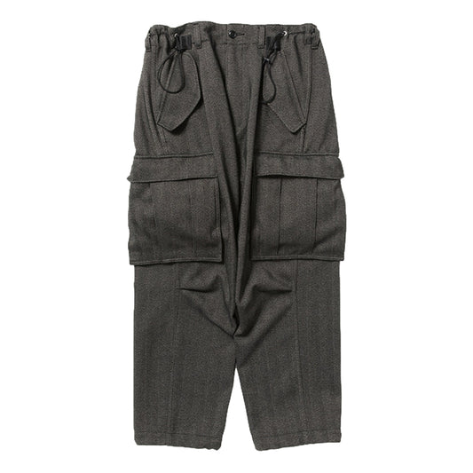 MEANSWHILE TECH TWEED FATIGUE OVERWRAP PT-CHARCOAL