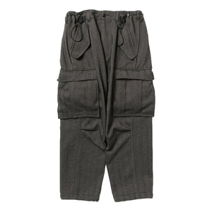 MEANSWHILE TECH TWEED FATIGUE OVERWRAP PT-CHARCOAL