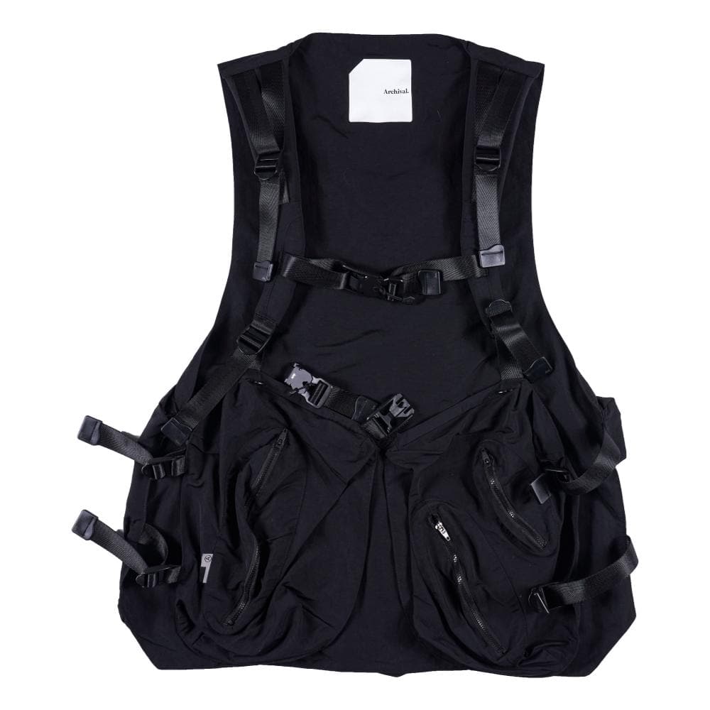 ARCHIVAL REINVENT TEFLONR ARC_INDUX VEST 01-BLACK