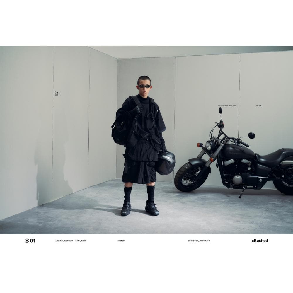 ARCHIVAL REINVENT TEFLONR ARC_INDUX VEST 01-BLACK