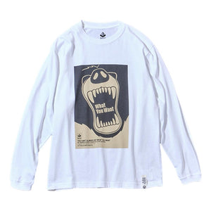 MOUNTAIN RESEARCH TLTLE TEE L/S-WHITE