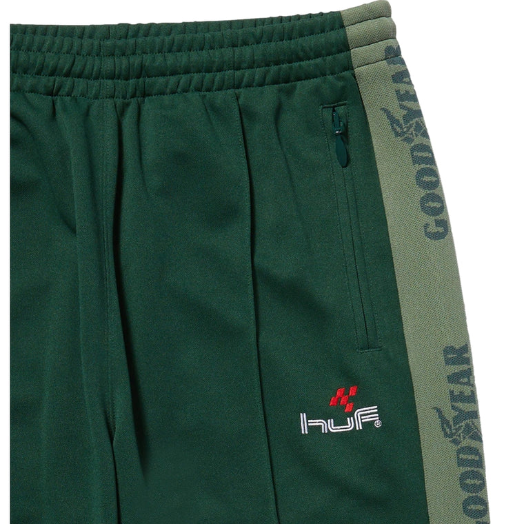 HUF TOURING TRACK PANT-FOREST GREEN