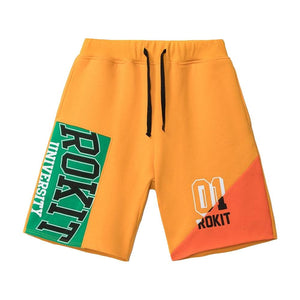 Rokit TRUANT SWEATSHORTS -ORANGE