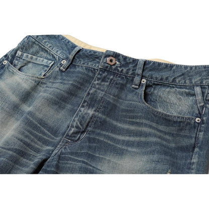 ROTOL TWIST 6POCKETS DENIM-DAMAGE-INDIGO