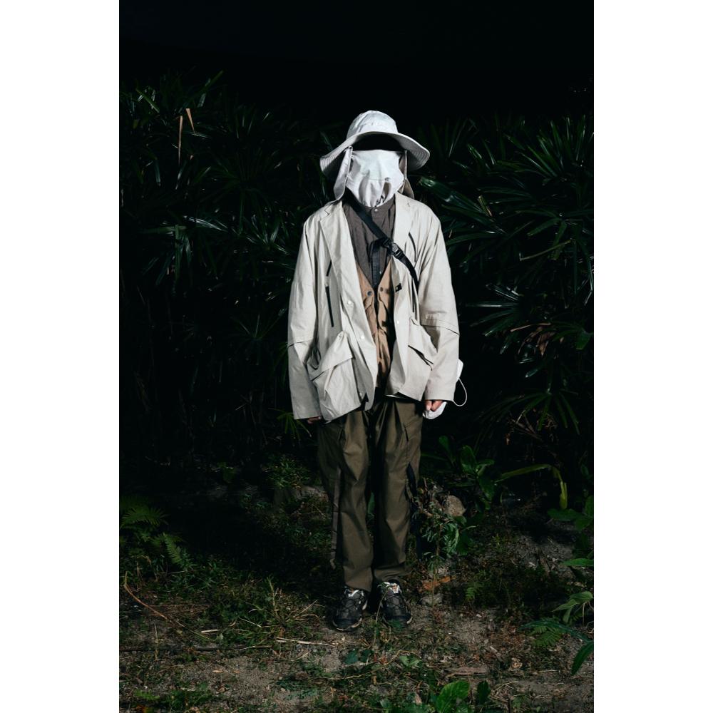 Poliquant THE DEFORMED JUNGLE PANTS FOR ARCHIVAL REINVENT-OLIVE