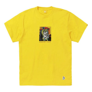 #FR2 THE SMOKING WOMAN TEE-YELLOW