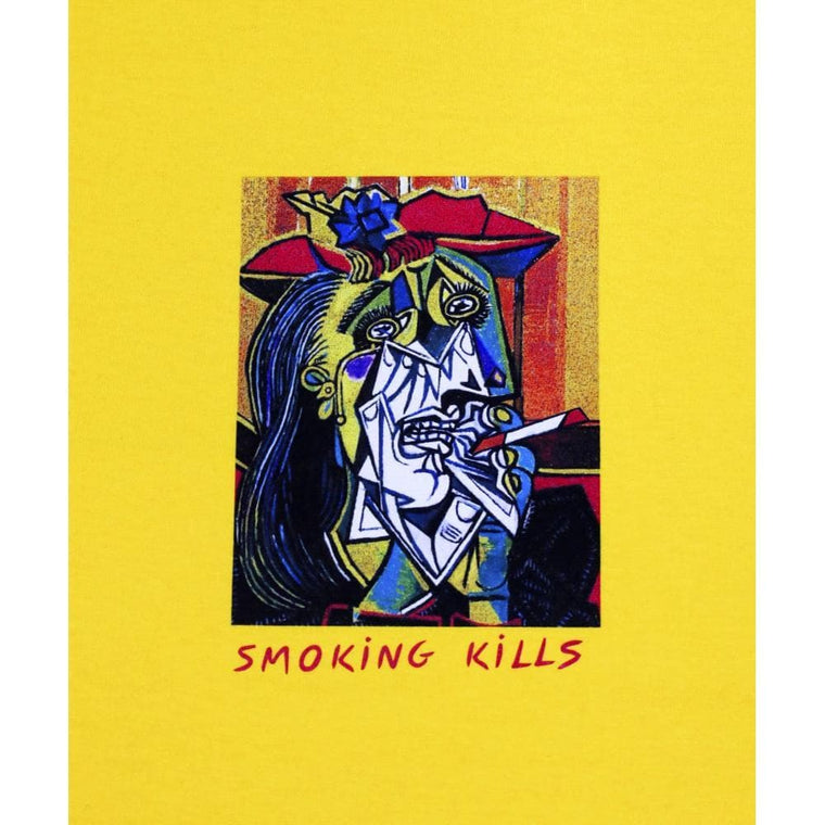 #FR2 THE SMOKING WOMAN TEE-YELLOW