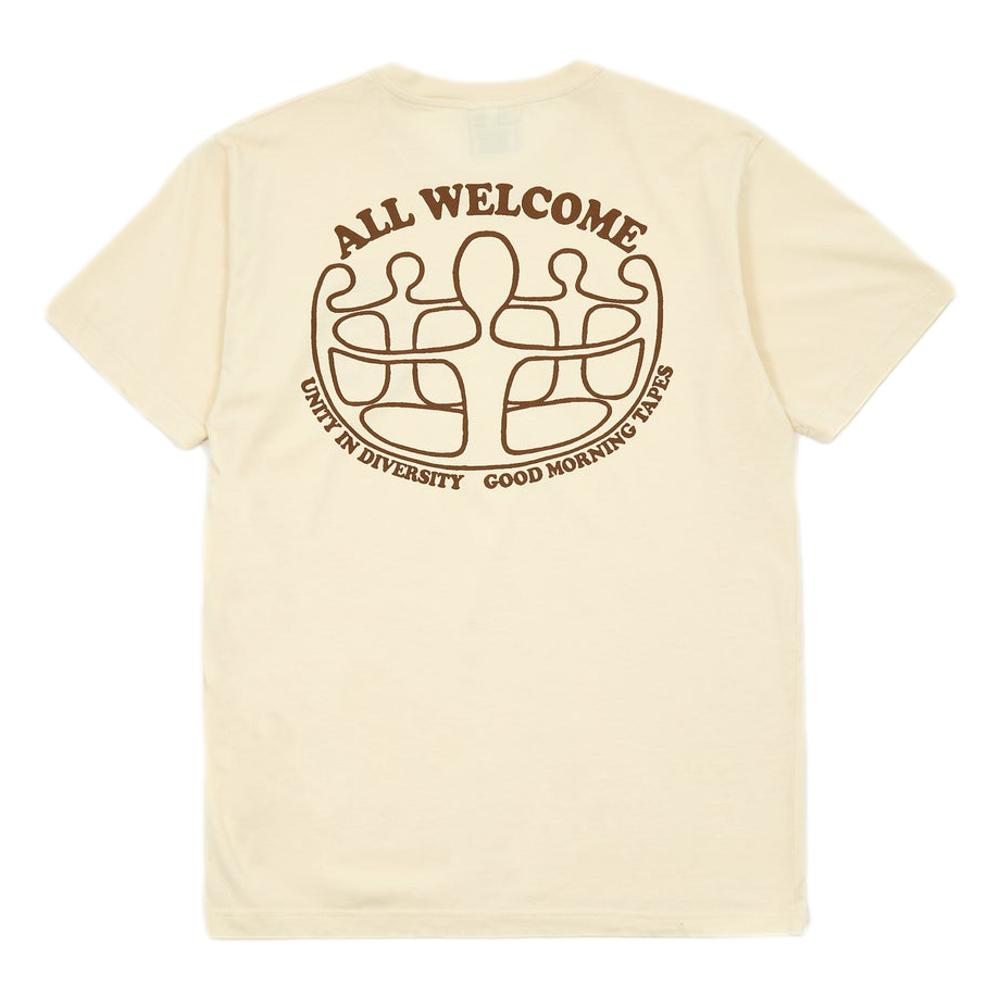 GOOD MORNING TAPES UNITY IN DIVERSITY SS TEE-NATURAL