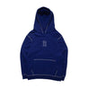 VICTORIA QH EMBROIDERED HOODIE-BLUE