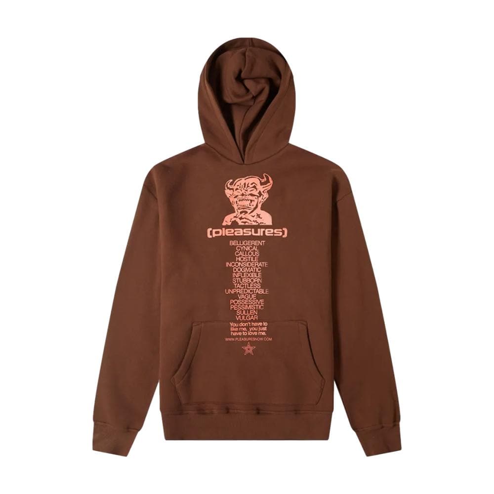 PLEASURES VULGAR HOODY-BROWN Popcorn Store - Main Image