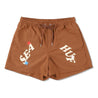 WIND AND SEA HUF × WDS EASY SHORTS-BROWN
