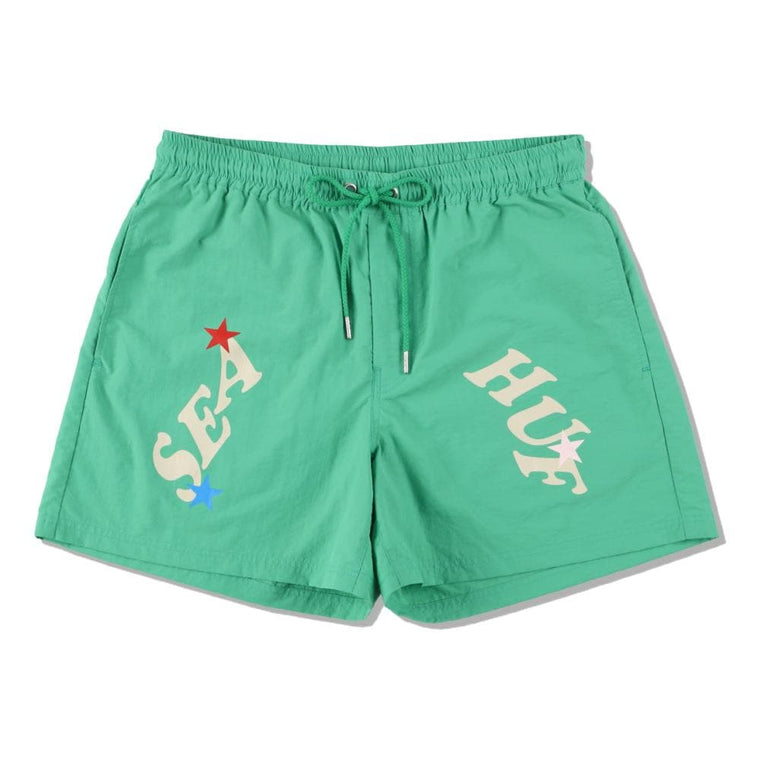 WIND AND SEA HUF × WDS EASY SHORTS-GREEN