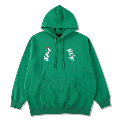 WIND AND SEA HUF × WDS HOODIE-GREEN