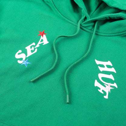 WIND AND SEA HUF × WDS HOODIE-GREEN