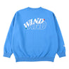 WIND AND SEA HUF × WDS  CREW SWEAT-BLUE