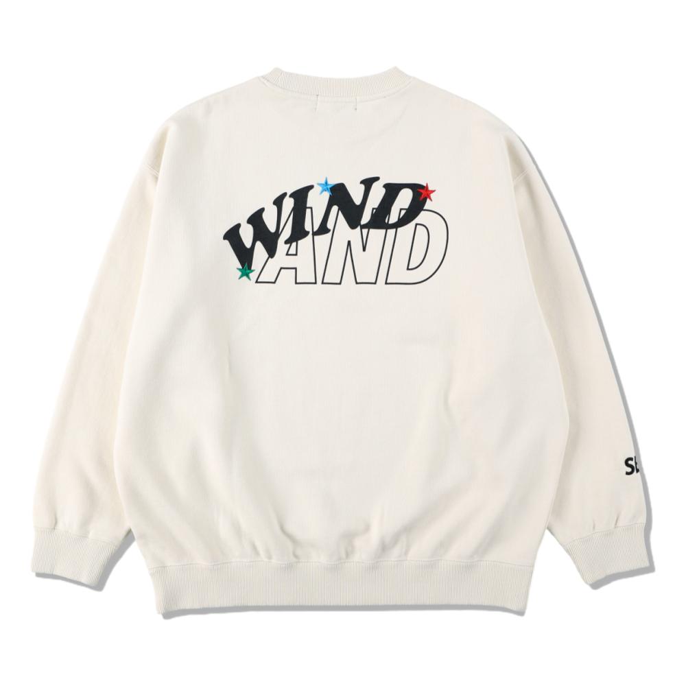 WIND AND SEA HUF × WDS  CREW SWEAT-IVORY