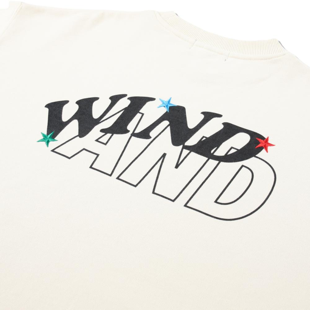 WIND AND SEA HUF × WDS  CREW SWEAT-IVORY