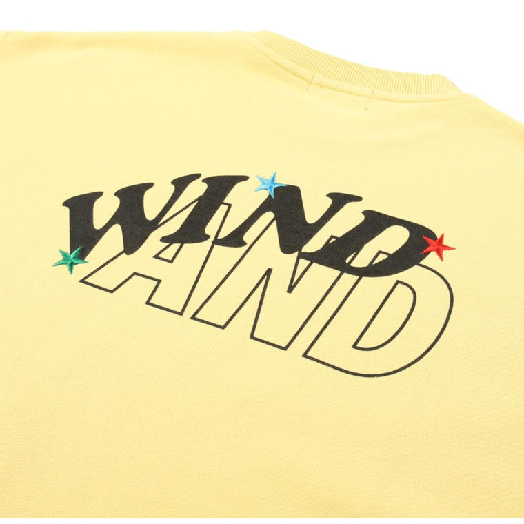 WIND AND SEA HUF × WDS  CREW SWEAT-YELLOW