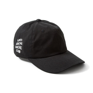 AntiSocialSocialClub WEIRD CAP BLACK -Black