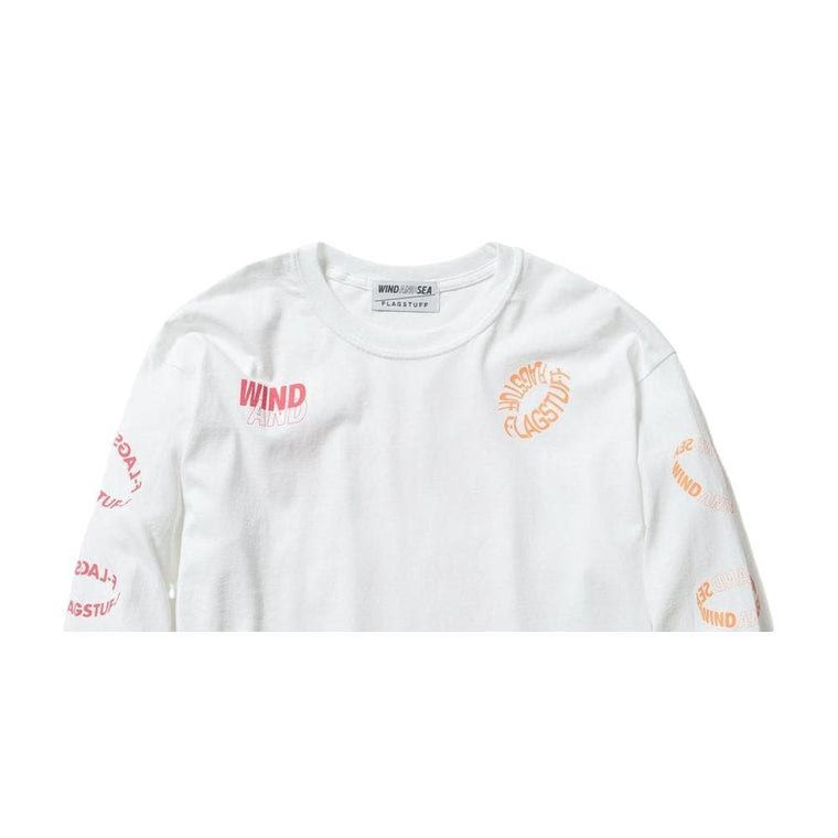 WIND AND SEA L/S TEE-WHITE
