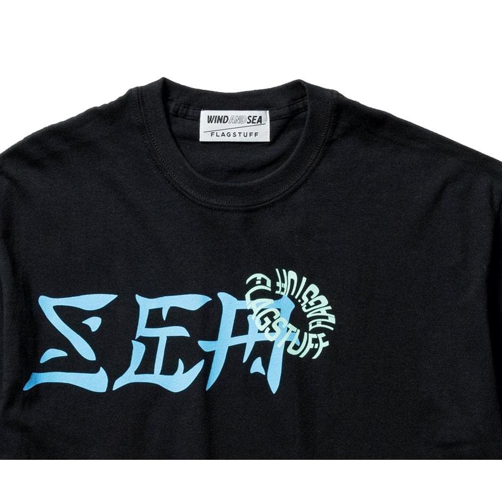 WIND AND SEA TEE STYLE 2-BLACK