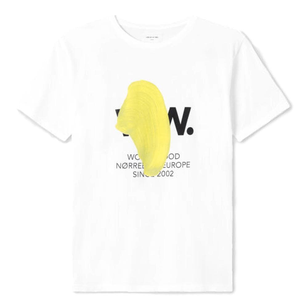 WOOD WOOD WWBLOB T-SHIRT -WHITE