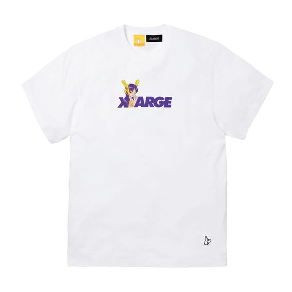 #FR2 XLARGE COLLABORATION WITH #FR2 LOGO TEE-WHITE