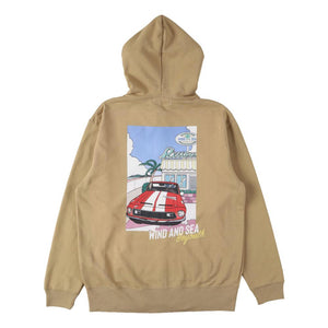WIND AND SEA YOSHIFUKU HONOKA x WDS FULLZIP HOODIE-SAND KHAKI