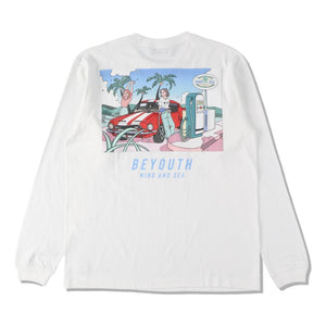 WIND AND SEA YOSHIFUKU HONOKA x WDS L/S TEE (GIRL)-WHITE